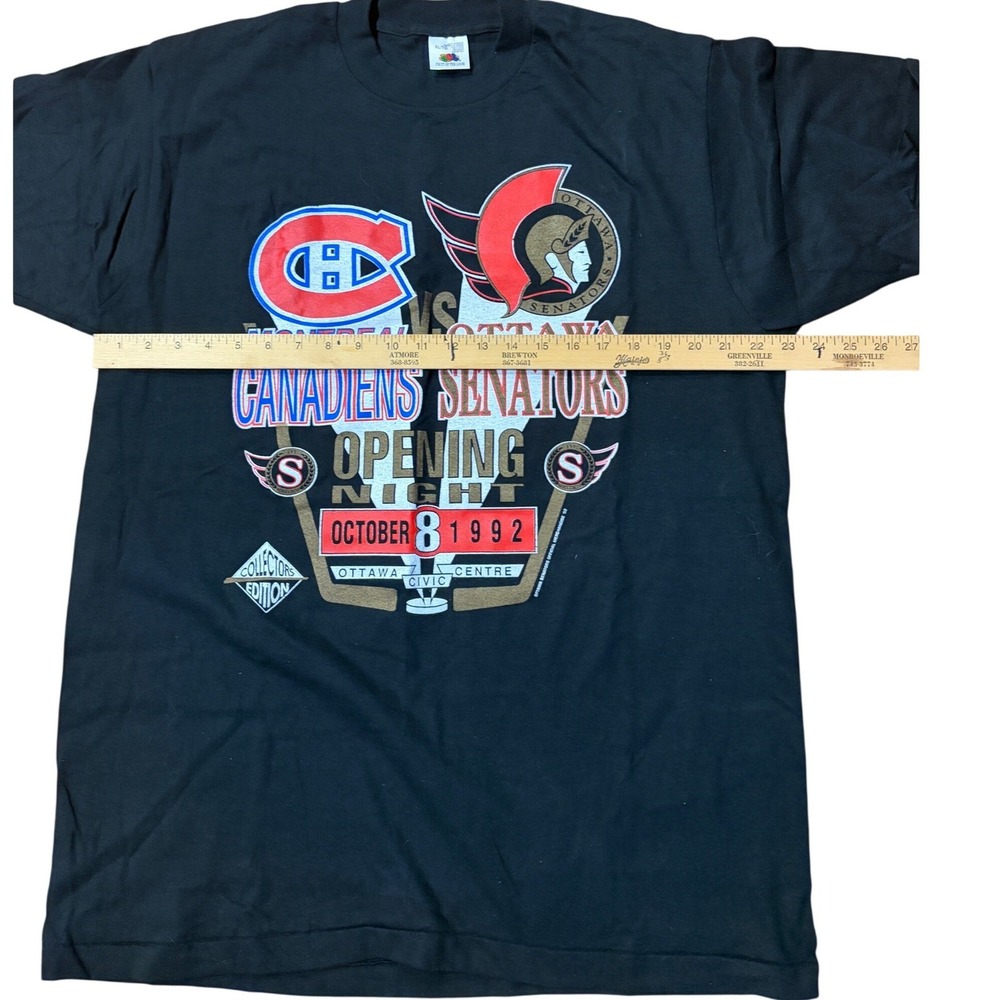 VTG 1992 Ottawa Senators Inaugural Seasn Opening Night "Dawn of a New Empire" XL - Picture 8 of 9